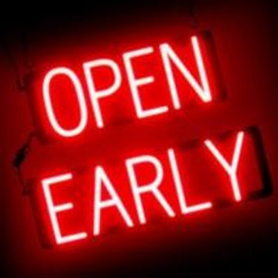 EARLY BIRD HOURS EARLY BIRD HOURS