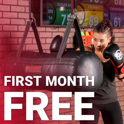 First Month Free with 9Round First Month Free with 9Round