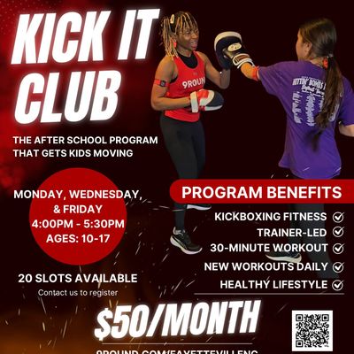 Kick it Club for Teens!